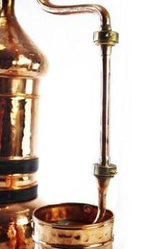 3 Liter Kolonnenbrennerei  mit Thermometer