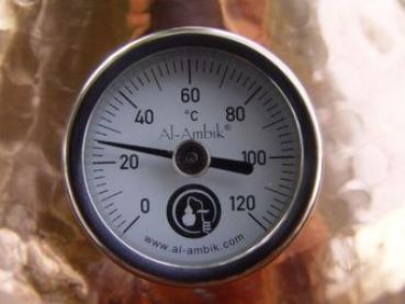3 Liter Kolonnenbrennerei  mit Thermometer