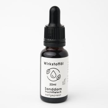 Sanddorn-Fruchtfleischöl kaltgepresst BIO