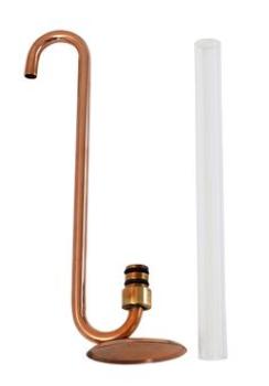 "CopperGarden®" Ersatzteil - Glasrohr für Ölabscheider kontinuierlich