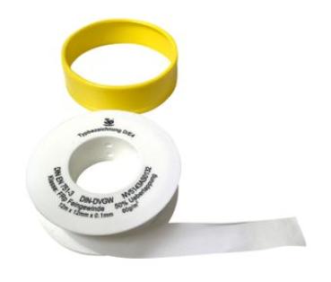 Dichtband 12 Meter auf Rolle - PTFE Gewindeabdichtband