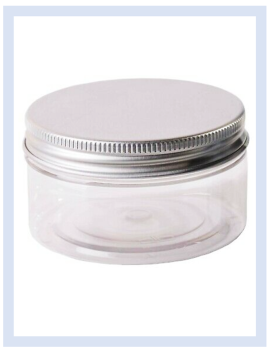 Acrylic Tiegel transparent