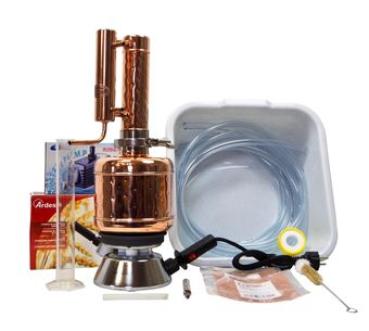 "CopperGarden®" Destille EASY MOONSHINE 2 Liter | SORGENFREI Set