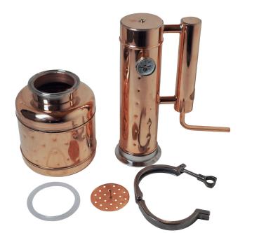 2 Liter MOONSHINE Destille XL Aromakolonne - Sorgenfrei Paket mit allem Zubehör
