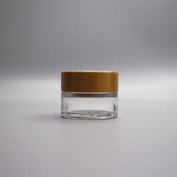 Bambus Klarglas Tiegel