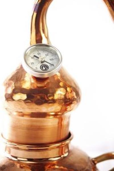 2 Liter ALEMBIK Destille mit Thermometer