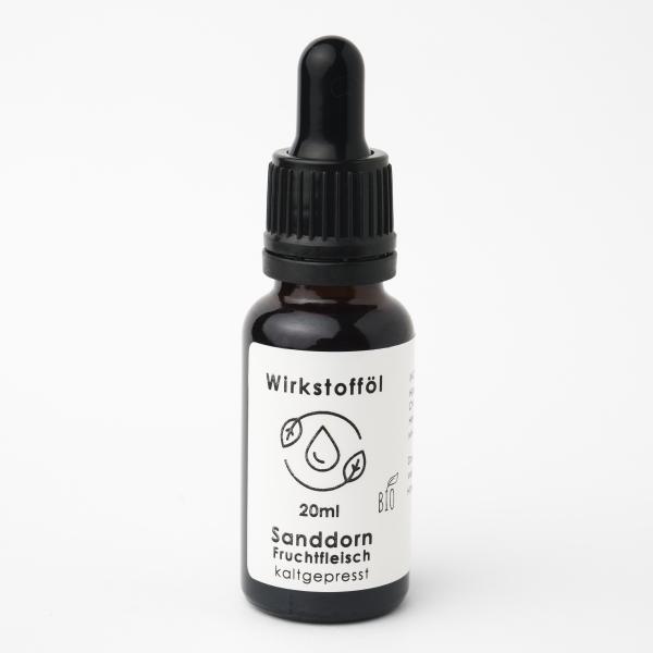 Sanddorn-Fruchtfleischöl kaltgepresst BIO