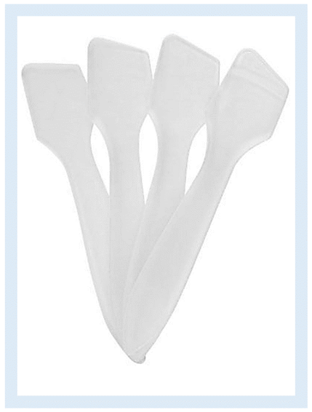 Kosmetikspatel transparent