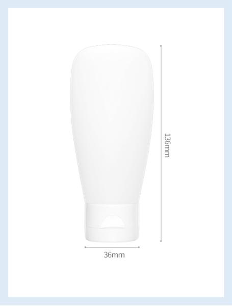 PE-Tube mit Klappverschluss 100ml (mattiert)