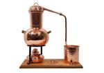 "CopperGarden®" Tischdestille Arabia 2 Liter | Spiritusbrenner & Aromasieb